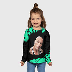 Лонгслив детский BUBBLE KVASS - СКАЛА Краски, цвет: 3D-принт — фото 2