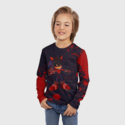 Лонгслив детский SONIC EXE Краски 4, цвет: 3D-принт — фото 2