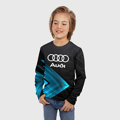 Детский лонгслив Audi Sport / 3D-принт – фото 3