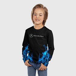 Лонгслив детский Mercedes-Benz Fire, цвет: 3D-принт — фото 2