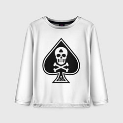 Лонгслив детский Пиковый Туз, цвет: 3D-принт