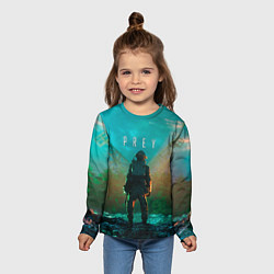 Лонгслив детский PREY ЗЕМЛЯ, цвет: 3D-принт — фото 2