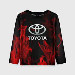 Лонгслив детский Toyota Red Fire, цвет: 3D-принт