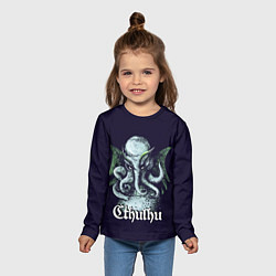 Лонгслив детский Милаха Ктулху, цвет: 3D-принт — фото 2