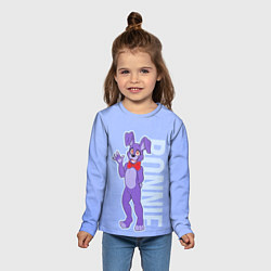 Лонгслив детский Кролик Бонни, цвет: 3D-принт — фото 2