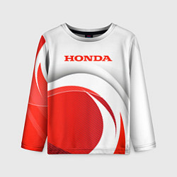 Лонгслив детский Хонда HONDA, цвет: 3D-принт