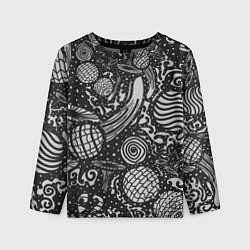 Детский лонгслив Узор Дух вселенной