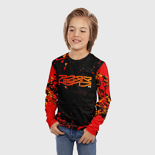 Детский лонгслив Akudama drive арт / 3D-принт – фото 3