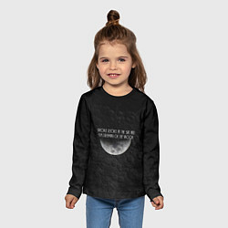 Лонгслив детский People rejoice at the Sun, and Im dreaming of the, цвет: 3D-принт — фото 2