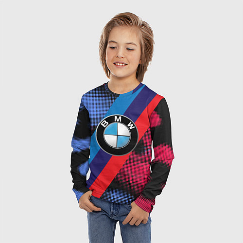 Детский лонгслив BMW Luxury / 3D-принт – фото 3