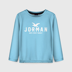Лонгслив детский Узор Sky Blue Jorman Air Dope Street Market, цвет: 3D-принт