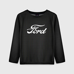 Лонгслив детский Ford форд крбон, цвет: 3D-принт