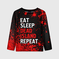 Детский лонгслив Eat Sleep Dead Island Repeat Краска