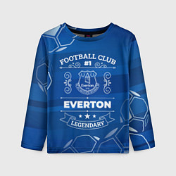 Лонгслив детский Everton, цвет: 3D-принт