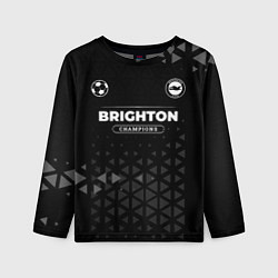 Лонгслив детский Brighton Форма Champions, цвет: 3D-принт