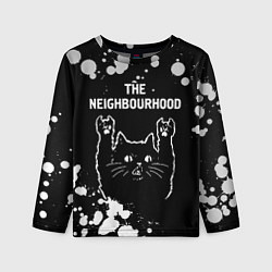 Лонгслив детский The Neighbourhood Rock Cat, цвет: 3D-принт