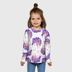 Лонгслив детский Liquid hands, цвет: 3D-принт — фото 2