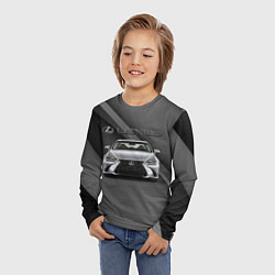 Лонгслив детский Lexus auto, цвет: 3D-принт — фото 2