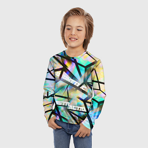 Детский лонгслив New Abstraction / 3D-принт – фото 3