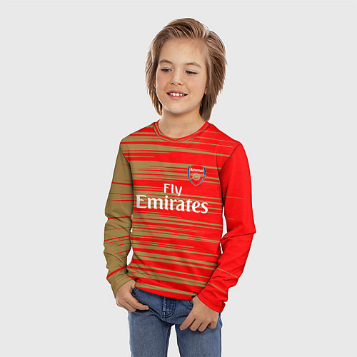 Детский лонгслив Arsenal fly emirates / 3D-принт – фото 3