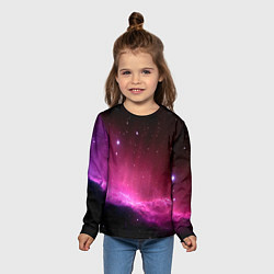 Лонгслив детский Night Nebula, цвет: 3D-принт — фото 2