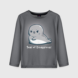 Лонгслив детский Seal of Disapproval, цвет: 3D-принт