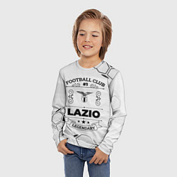 Лонгслив детский Lazio Football Club Number 1 Legendary, цвет: 3D-принт — фото 2