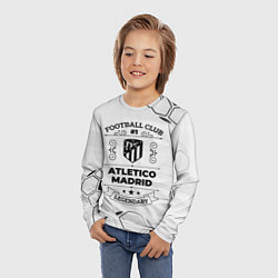 Лонгслив детский Atletico Madrid Football Club Number 1 Legendary, цвет: 3D-принт — фото 2