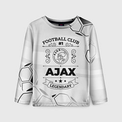 Лонгслив детский Ajax Football Club Number 1 Legendary, цвет: 3D-принт