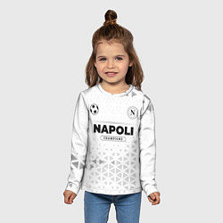 Лонгслив детский Napoli Champions Униформа, цвет: 3D-принт — фото 2
