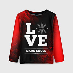 Лонгслив детский Dark Souls Love Классика, цвет: 3D-принт