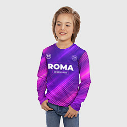 Лонгслив детский Roma Legendary Sport Grunge, цвет: 3D-принт — фото 2