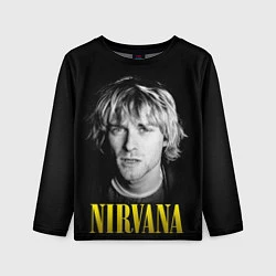 Лонгслив детский Nirvana - Kurt Donald Cobain, цвет: 3D-принт