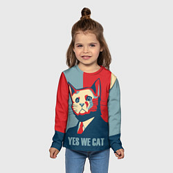Лонгслив детский YES WE CAN T, цвет: 3D-принт — фото 2