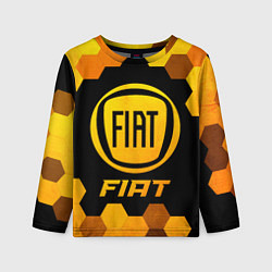 Лонгслив детский Fiat - Gold Gradient, цвет: 3D-принт