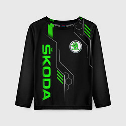 Детский лонгслив SKODA - БРОНЯ БУДУЩЕГО
