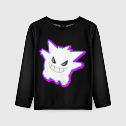 Лонгслив детский Pokemon gengar, цвет: 3D-принт