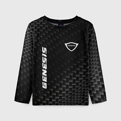 Детский лонгслив Genesis карбоновый фон