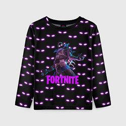 Лонгслив детский Fortnite raven - глаза, цвет: 3D-принт
