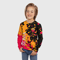 Лонгслив детский Roma Краска, цвет: 3D-принт — фото 2