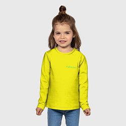 Лонгслив детский Киберпанк - Лого Дэвида, цвет: 3D-принт — фото 2