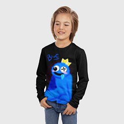 Лонгслив детский Blue - Rainbow Friends, цвет: 3D-принт — фото 2