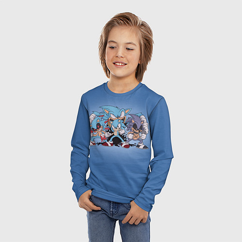 Детский лонгслив Sonic EXE / 3D-принт – фото 3