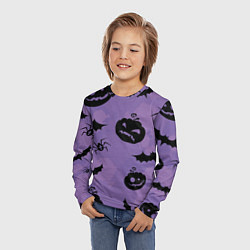 Лонгслив детский Ужасы ночи, цвет: 3D-принт — фото 2