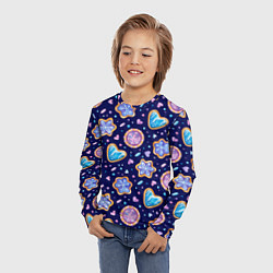 Лонгслив детский Новогоднее печение, цвет: 3D-принт — фото 2