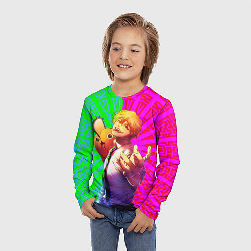 Детский лонгслив Дэнзи с Потитой на плече / 3D-принт – фото 3