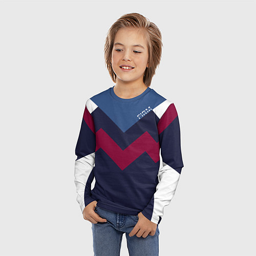 Детский лонгслив FIRM always in sports / 3D-принт – фото 3