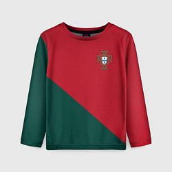 Лонгслив детский Форма сборной Португалии ЧМ 2022, цвет: 3D-принт