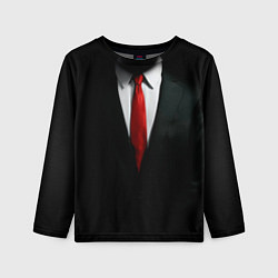 Лонгслив детский Hitman, цвет: 3D-принт