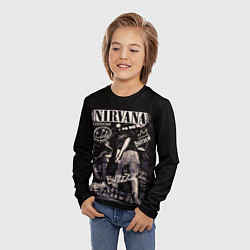 Лонгслив детский Nirvana bleach, цвет: 3D-принт — фото 2